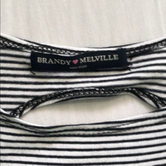 Striped Brandy melville skater dress - Picture 5 of 9